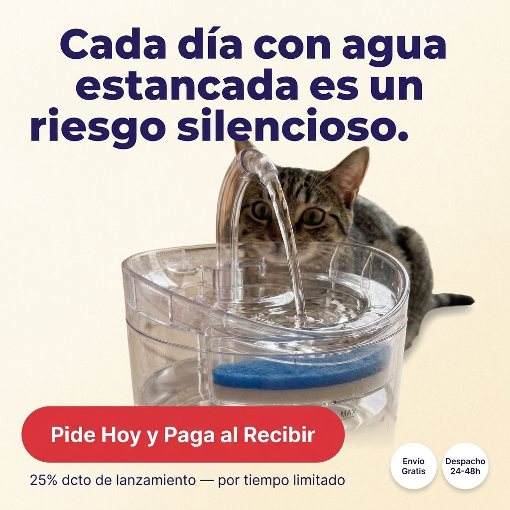 Últimas unidades | NuvaPet™ Fuente de Agua Premium para Mascotas