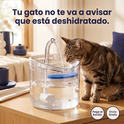 Últimas unidades | NuvaPet™ Fuente de Agua Premium para Mascotas