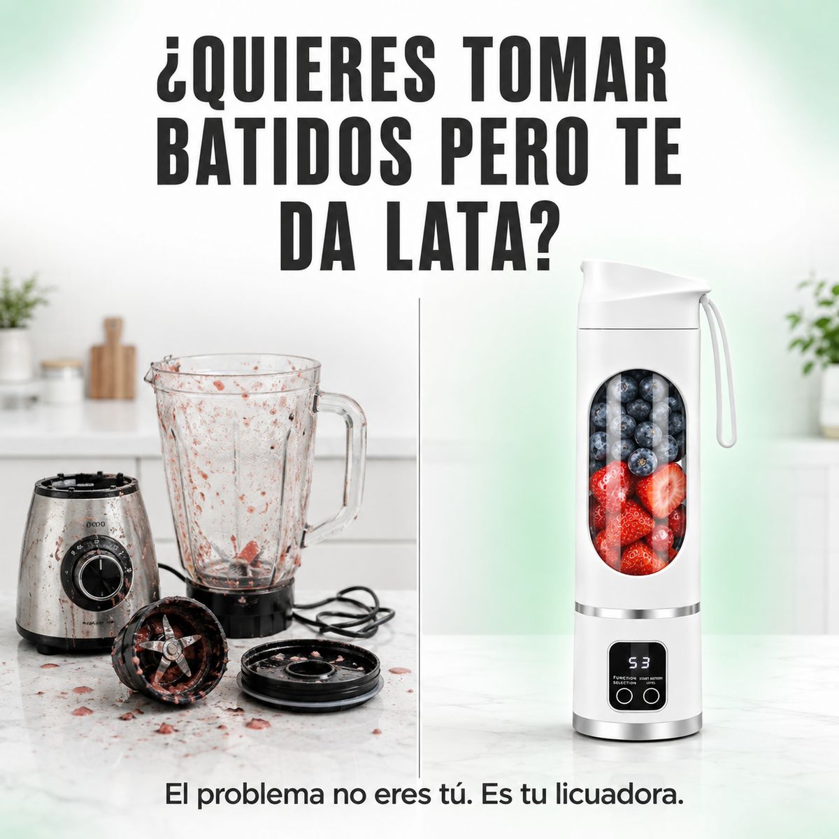 Blendia™ - Licuadora Portatil Recargable