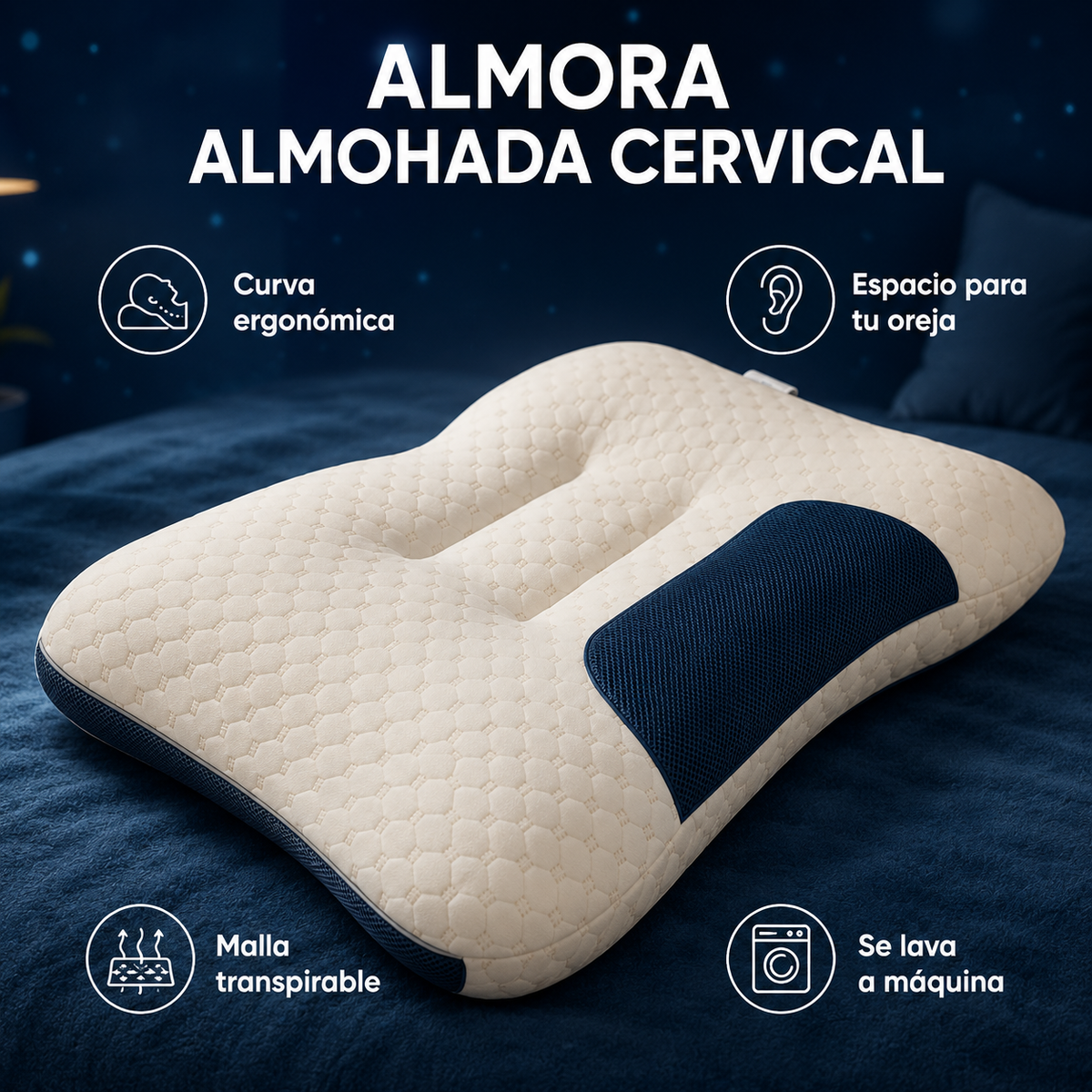Almora™  - Almohada Cervical Premium