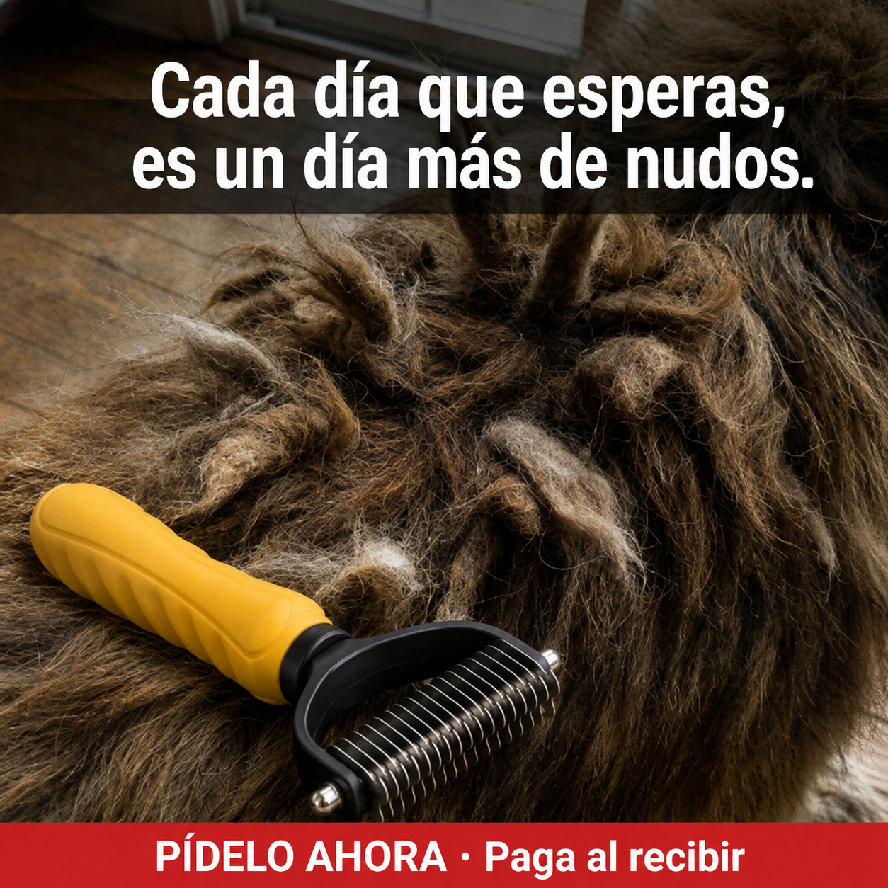 GroomPro™ Cepillo Corta Nudos Premium para Perros y Gatos